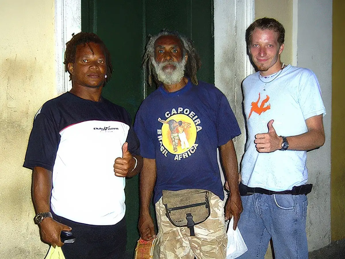 Mestre Nelsinho und Mestre Lua